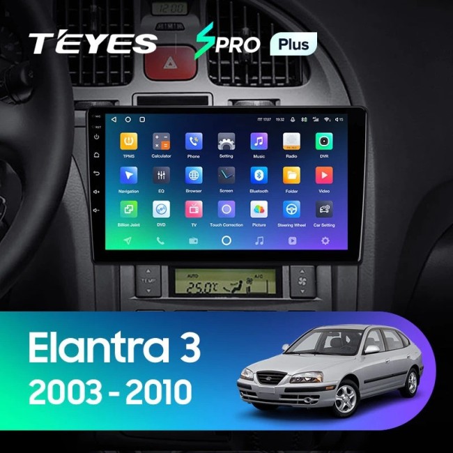 Штатная магнитола Teyes SPRO Plus 3/32 Hyundai Elantra 3 (2003-2010)