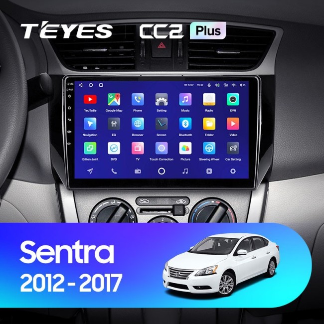 Штатная магнитола Teyes CC2 Plus 3/32 Nissan Sentra B17 (2012-2017)