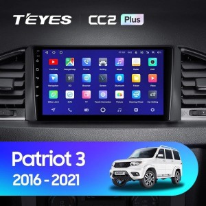 Штатная магнитола Teyes CC2 Plus 6/128 UAZ Patriot 3 (2016-2021) F1