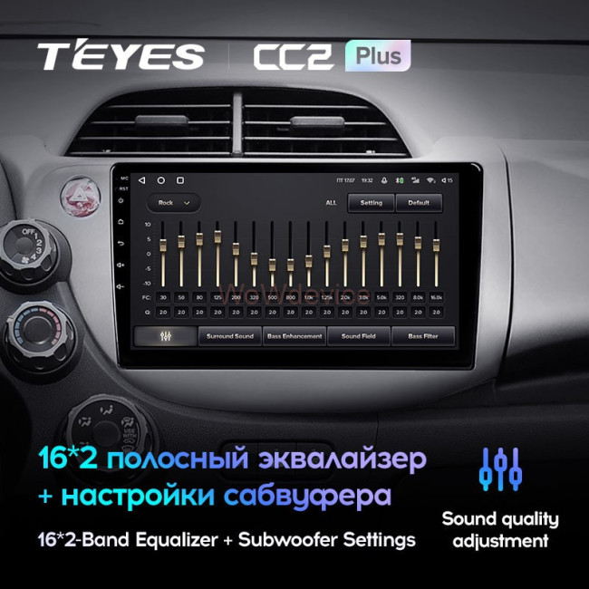 Штатная магнитола Teyes CC2L Plus 1/16 Honda Jazz 2 (2007-2014) Штатная магнитола Teyes CC2L Plus 1/16 Honda Jazz 2 (2007-2014)