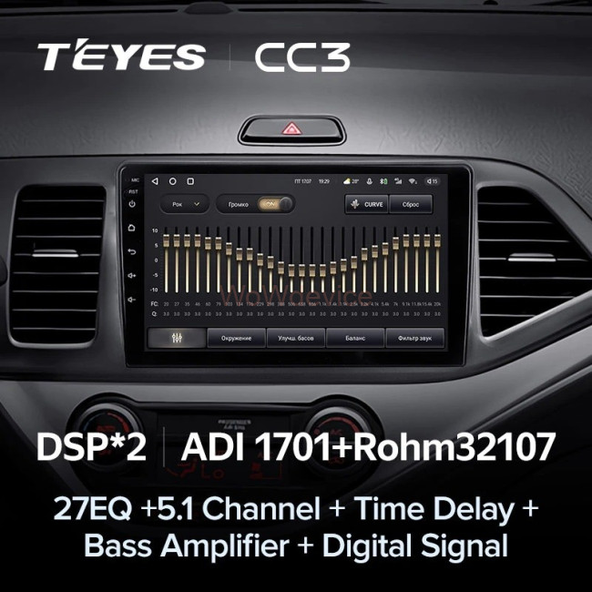 Штатная магнитола Teyes CC3 360 6/128 Kia Pikanto (2011-2017) Штатная магнитола Teyes CC3 360 6/128 Kia Pikanto (2011-2017)