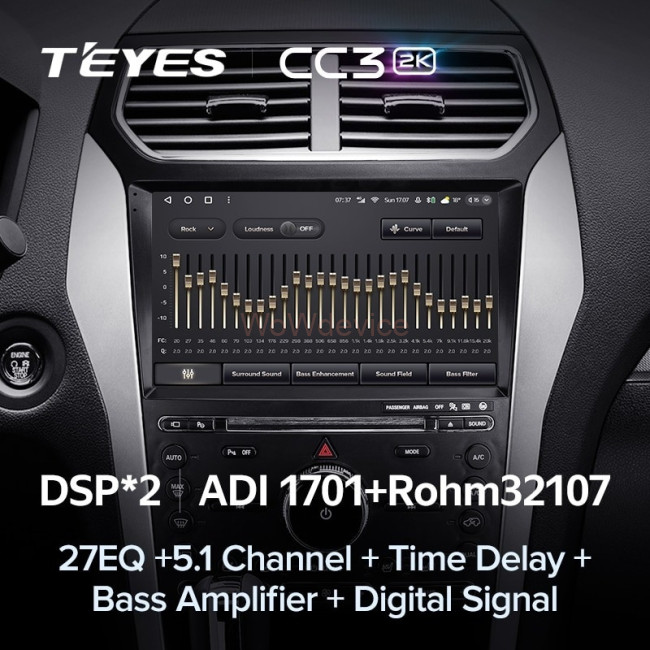 Штатная магнитола Teyes CC3 2K 4/32 Ford Explorer 5 (2011-2019) (A)