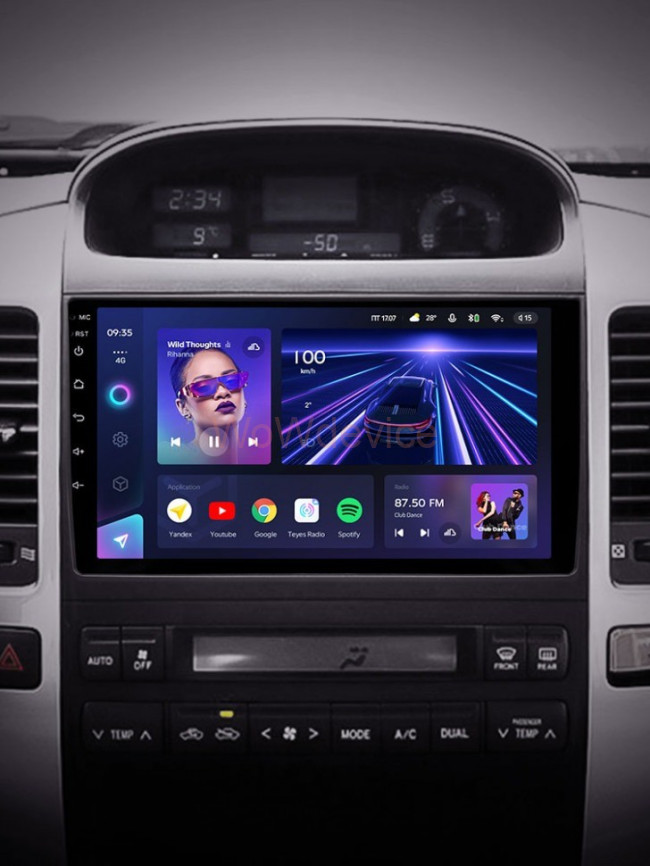 Штатная магнитола Teyes CC3 6/128 Toyota Land Cruiser Prado J120 (2004-2009) Тип-B Штатная магнитола Teyes CC3 6/128 Toyota Land Cruiser Prado J120 (2004-2009) Тип-B