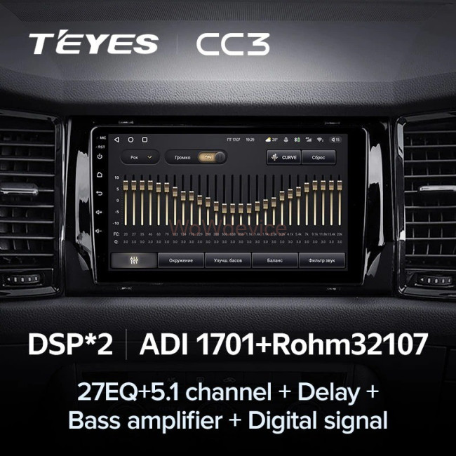 Штатная магнитола Teyes CC3 360 6/128 Skoda Kodiaq (2016-2020) Тип-B Штатная магнитола Teyes CC3 360 6/128 Skoda Kodiaq (2016-2020) Тип-B