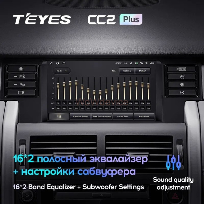 Штатная магнитола Teyes CC2L Plus 1/16 Land Rover Discovery Sport (2014-2019)