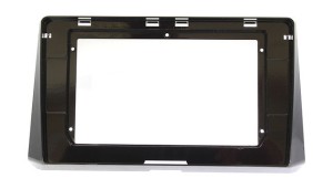 Рамка магнитолы 10.2" (цв.Глянцевый Черный) для TOYOTA Corolla (E210) 2018+