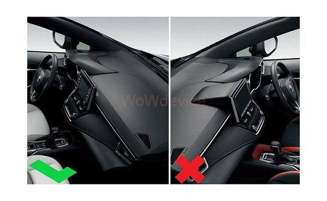 Рамка магнитолы 10.2" (цв.Глянцевый Черный) для TOYOTA Corolla (E210) 2018+ Рамка магнитолы 10.2" (цв.Глянцевый Черный) для TOYOTA Corolla (E210) 2018+