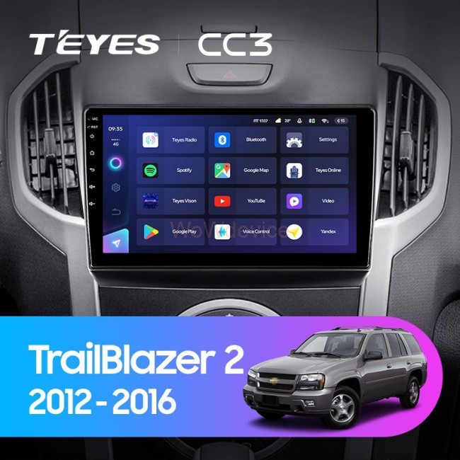 Штатная магнитола Teyes CC3 6/128 Chevrolet TrailBlazer 2 (2012-2015)