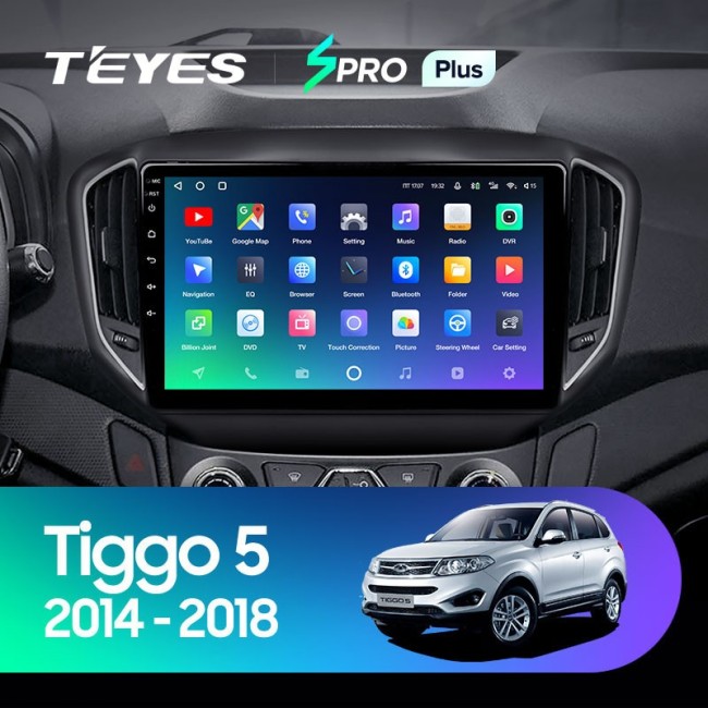 Штатная магнитола Teyes SPRO Plus 6/128 Chery Tiggo 5 (2014-2018)