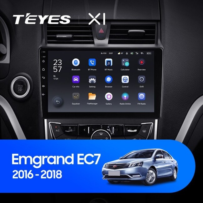 Штатная магнитола Teyes X1 4G 2/32 Geely Emgrand EC7 (2016-2018)