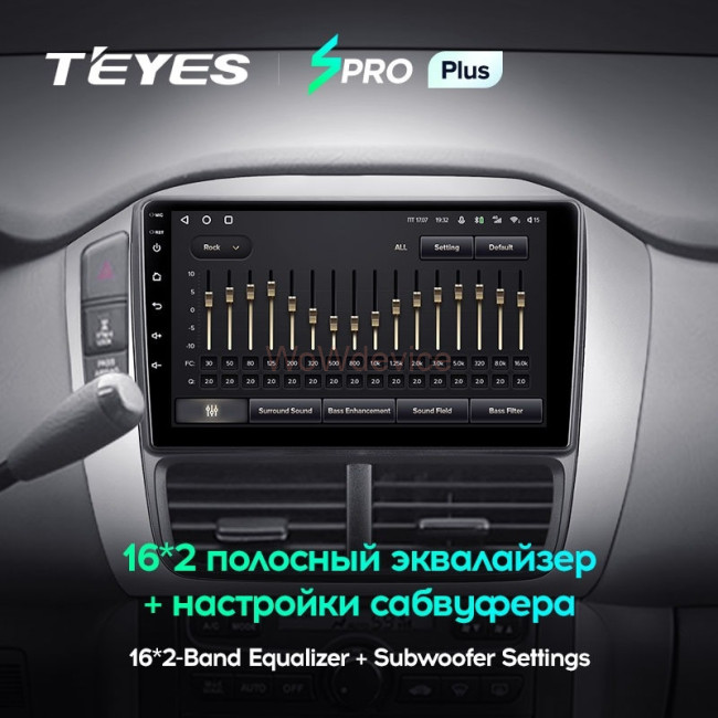 Штатная магнитола Teyes SPRO Plus 4/32 Honda Pilot 1 (2005-2008)