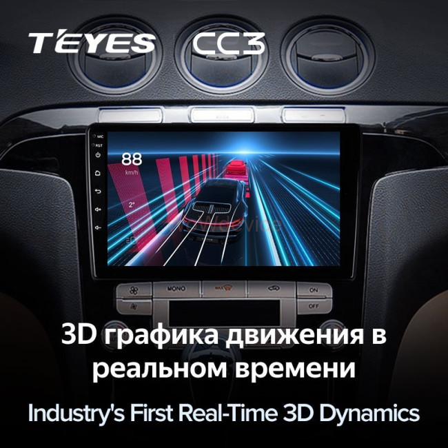 Штатная магнитола Teyes CC3 360 6/128 Ford S-MAX 1 (2006-2015) Штатная магнитола Teyes CC3 360 6/128 Ford S-MAX 1 (2006-2015)