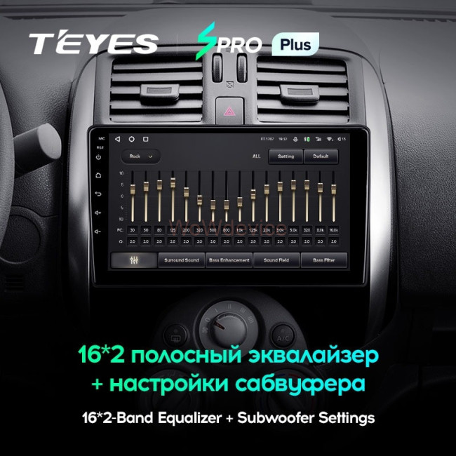 Штатная магнитола Teyes SPRO Plus 4/32 Nissan Sunny Versa C17 (2012-2014)