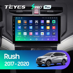 Штатная магнитола Teyes SPRO Plus 6/128 Toyota Rush (2017-2020)