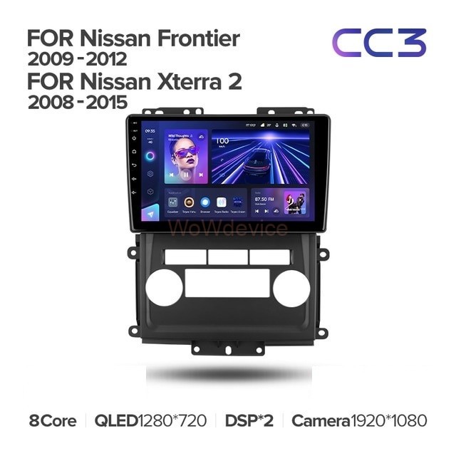 Штатная магнитола Teyes CC3 4/64 Nissan Xterra 2 N50 (2008-2015) Штатная магнитола Teyes CC3 4/64 Nissan Xterra 2 N50 (2008-2015)