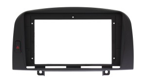 Рамка магнитолы 9.0" (цв.Черный) для HYUNDAI Sonata (NF), Sonica 2004-2008