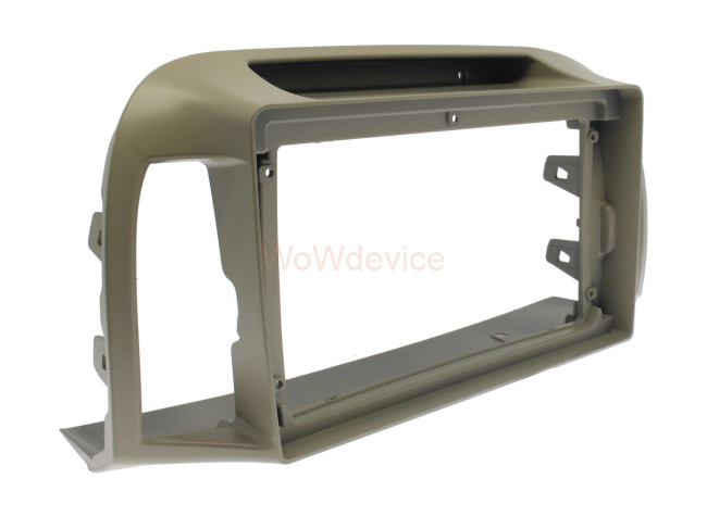 Рамка магнитолы 9.0" (цв.Серый) для NISSAN Micra, March (K12) 2002-2010 Рамка магнитолы 9.0" (цв.Серый) для NISSAN Micra, March (K12) 2002-2010