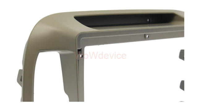 Рамка магнитолы 9.0" (цв.Серый) для NISSAN Micra, March (K12) 2002-2010 Рамка магнитолы 9.0" (цв.Серый) для NISSAN Micra, March (K12) 2002-2010