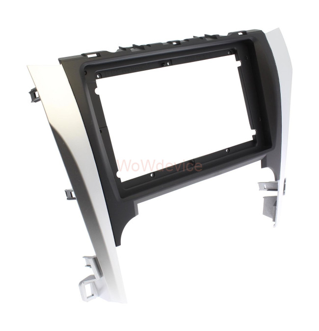 Рамка магнитолы 10.2" (цв.Серебристо-черный) для TOYOTA Camry, Aurion 2011-2014 / DAIHATSU Altis 2012-2017 Рамка магнитолы 10.2" (цв.Серебристо-черный) для TOYOTA Camry, Aurion 2011-2014 / DAIHATSU Altis 2012-2017