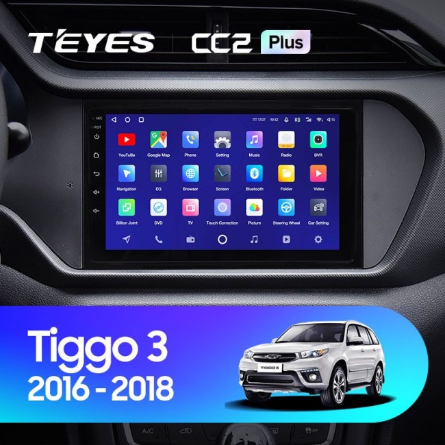Штатная магнитола Teyes CC2 Plus 3/32 Chery Tiggo 3 (2016-2018)