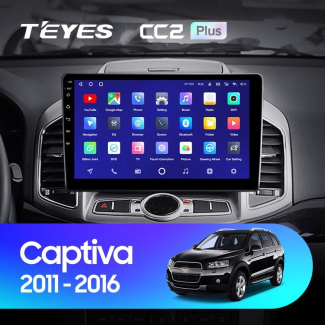 Штатная магнитола Teyes CC2L Plus 2/32 Chevrolet Captiva 1 (2011-2016)