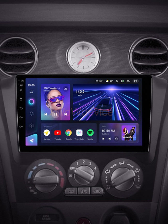 Штатная магнитола Teyes CC3 4/64 Mitsubishi Outlander 1 (2002-2008) Тип-A