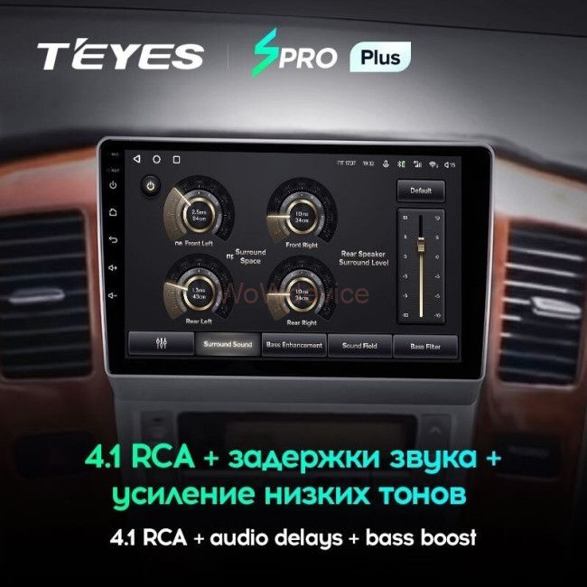 Штатная магнитола Teyes SPRO Plus 4/64 Toyota Alphard 1 H10 (2005-2008) F2
