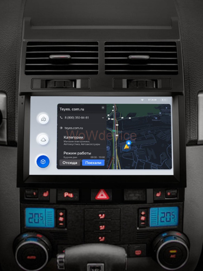 Штатная магнитола Teyes X1 4G 2/32 Volkswagen Touareg GP (2002-2010) F1