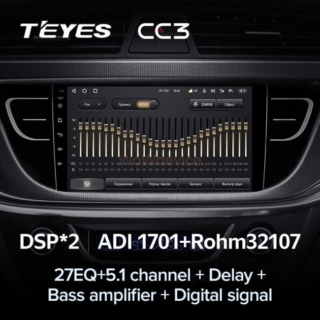 Штатная магнитола Teyes CC3 360 6/128 Geely Atlas NL-3 (2016-2020)