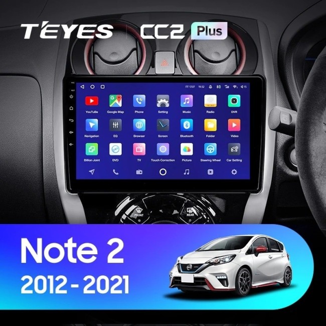 Штатная магнитола Teyes CC2L Plus 2/32 Nissan Note 2 E12 (2012-2021)