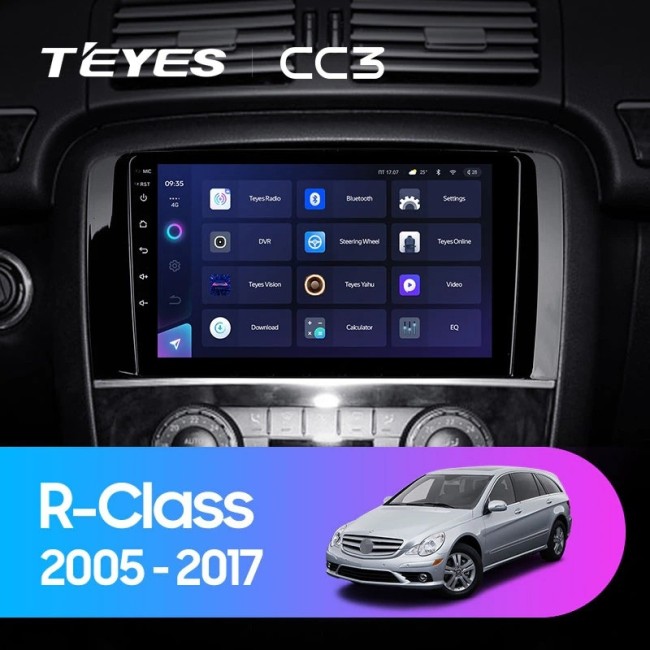Штатная магнитола Teyes CC3 3/32 Mercedes-Benz R-Class W251 R280 R300 R320 (2005-2017) F2