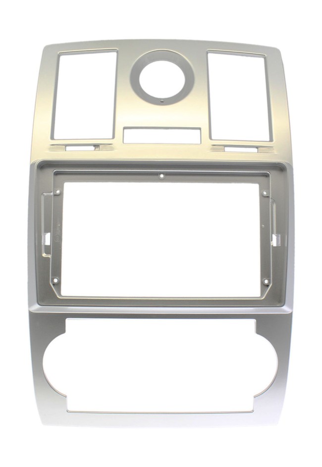 Рамка магнитолы 9.0" (цв.Серебро) для CHRYSLER 300C 2004-2010