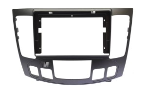 Рамка магнитолы 9.0" (цв.Черный) для HYUNDAI Sonata (NF) 2008-2010 Кондиционер