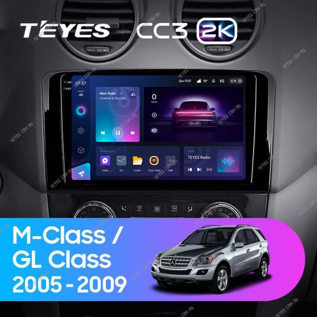 Штатная магнитола Teyes CC3 2K 3/32 Mercedes Benz GL-Class (2005-2009) F1