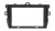 Рамка магнитолы 9.0" (цв.Черный) для TOYOTA Corolla 2007-2013