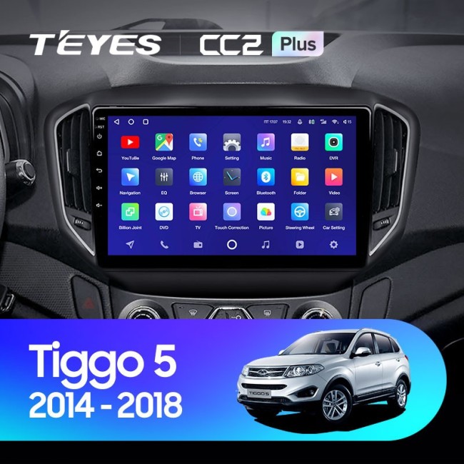 Штатная магнитола Teyes CC2 Plus 3/32 Chery Tiggo 5 (2014-2018)