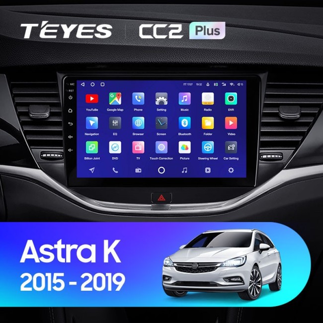 Штатная магнитола Teyes CC2 Plus 4/64 Opel Astra K (2015-2019)