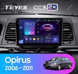 Штатная магнитола Teyes CC3 2K 3/32 Kia Opirus GH (2006-2011)