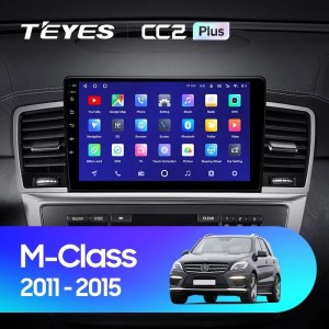 Штатная магнитола Teyes CC2L Plus 1/16 Mercedes-Benz ML-Class W166 (2011-2015)