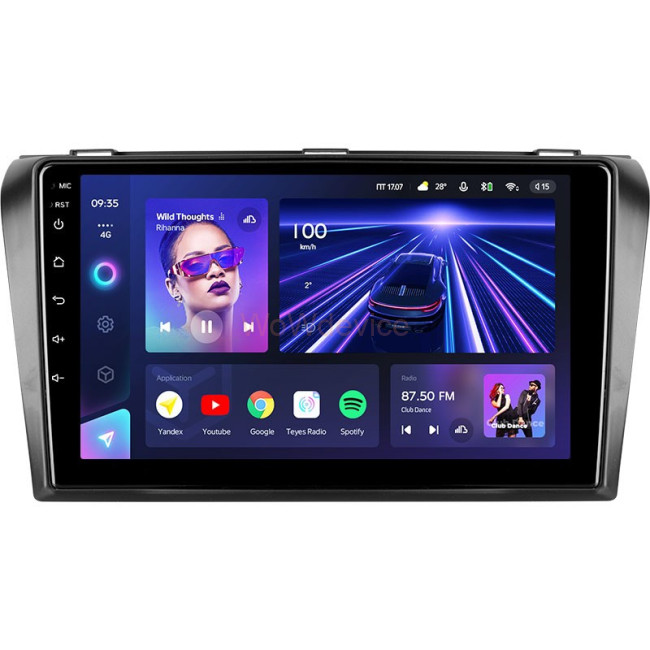 Штатная магнитола Teyes CC3 3/32 Mazda 3 1 BK (2003-2009) Штатная магнитола Teyes CC3 3/32 Mazda 3 1 BK (2003-2009)