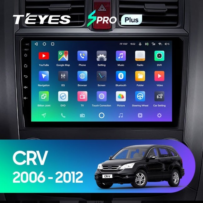 Штатная магнитола Teyes SPRO Plus 3/32 Honda CR-V 3 RE (2006-2012)