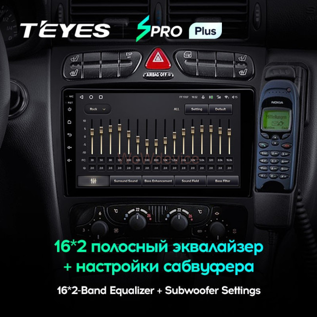 Штатная магнитола Teyes SPRO Plus 3/32 Mercedes Benz C/CLK Class S203 W203 W209 A209 (2000-2005)