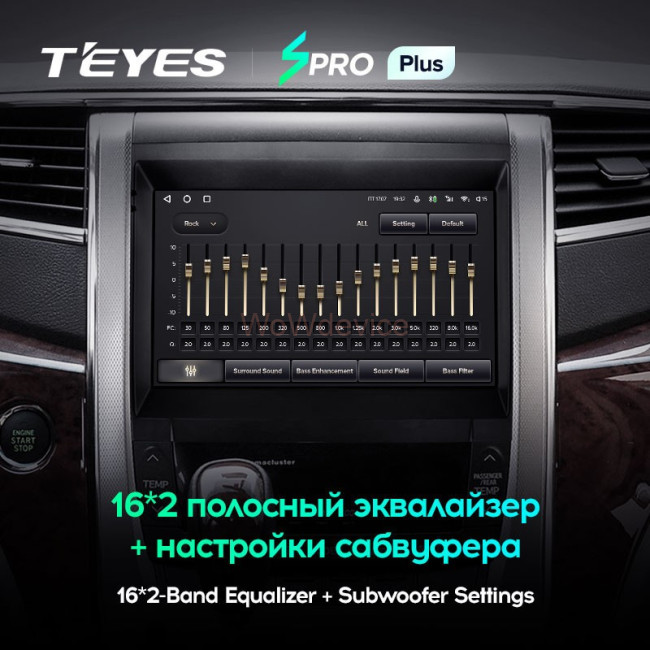 Штатная магнитола Teyes SPRO Plus 4/64 Toyota Alphard H20 (2008-2014)