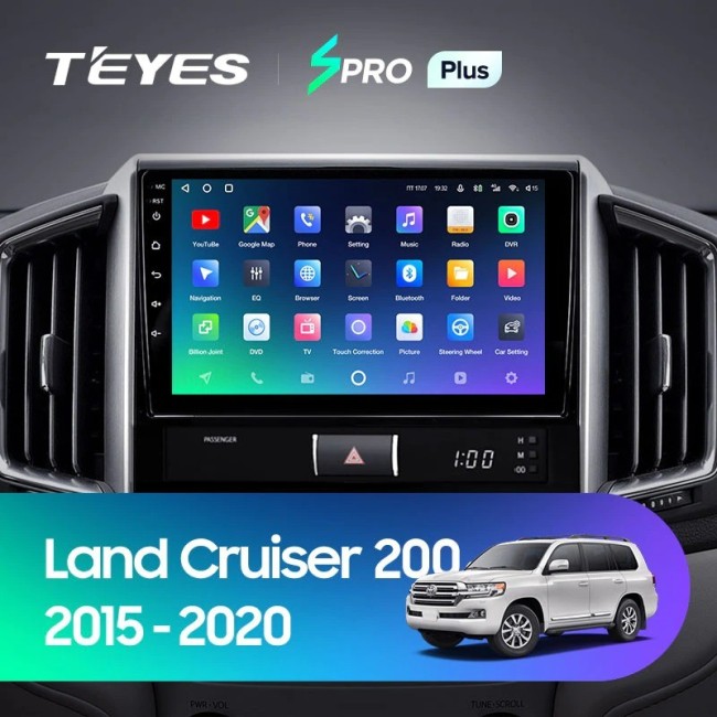 Штатная магнитола Teyes SPRO Plus 6/128 Toyota Land Cruiser 200 (2015-2018)