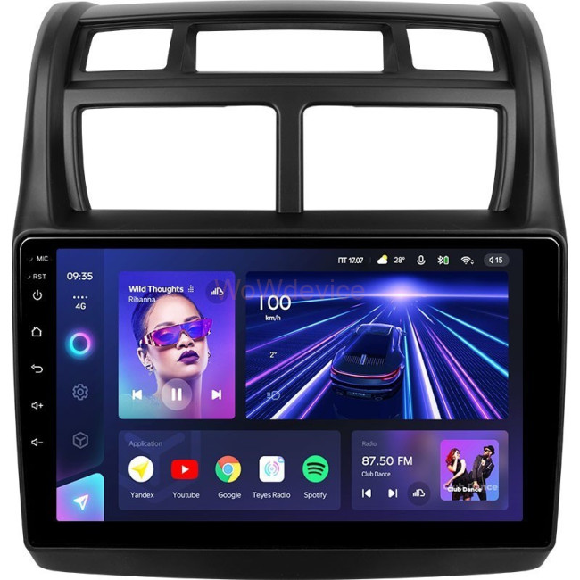 Штатная магнитола Teyes CC3 360 6/128 Kia Sportage 2 (2007-2009)