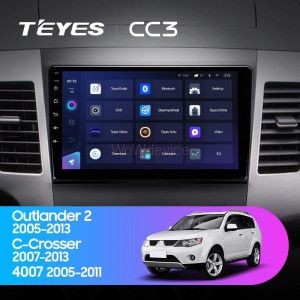 Штатная магнитола Teyes CC3 360 6/128 Peugeot 4007 (2007-2012) Тип-A