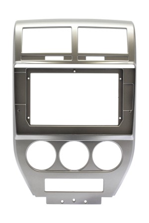 Рамка магнитолы 10.2" (цв.Серый) для JEEP Compass 2007-2010