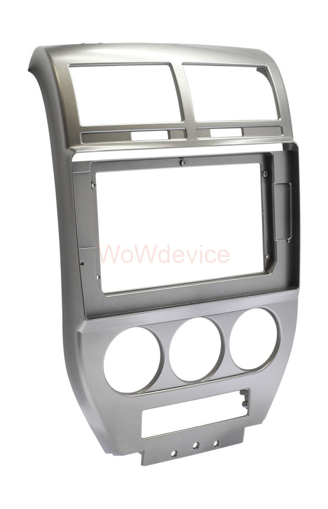 Рамка магнитолы 10.2" (цв.Серый) для JEEP Compass 2007-2010 Рамка магнитолы 10.2" (цв.Серый) для JEEP Compass 2007-2010