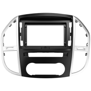 Рамка магнитолы 10.2" (цв.Серебро) для MERCEDES-BENZ Vito (W447) 2014+