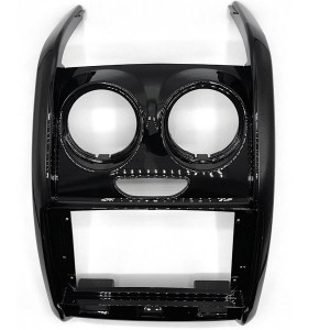 Рамка магнитолы 9.0" (цв.Глянцевый Черный) для RENAULT Duster 2015+ / DACIA Duster 2013-2017 ver.2